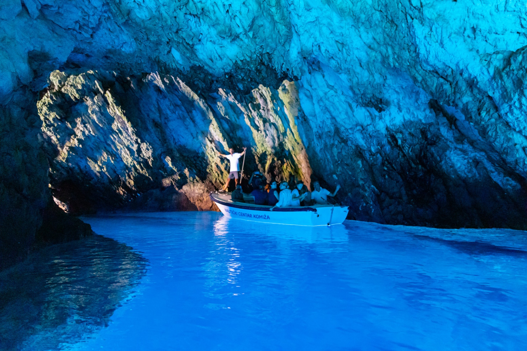Blue Cave route